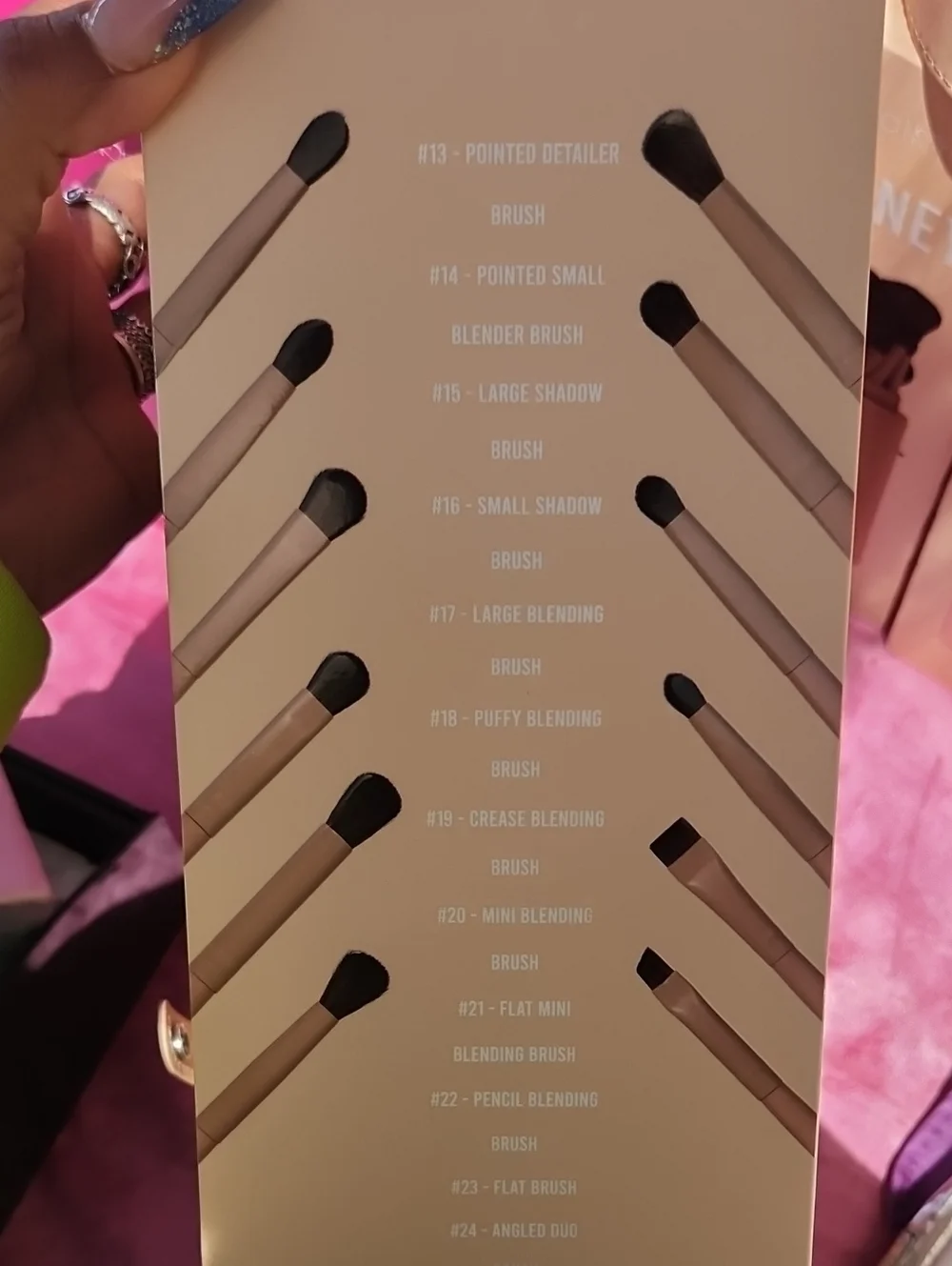 Beauty Creations Nude/Tan Makeup Brush Holder